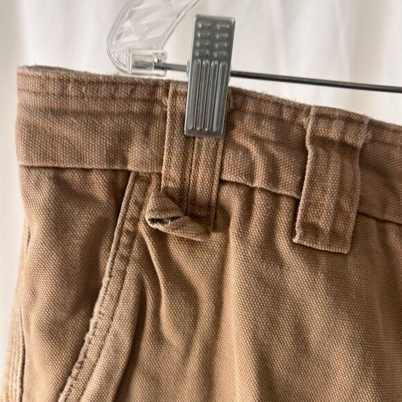 Duluth Cargo Pants Men's 40x32 Brown Canvas Button Zip 100% Cotton - Picture 7 of 13